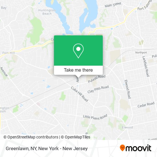 Greenlawn, NY map