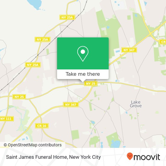 Saint James Funeral Home map
