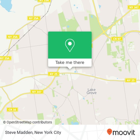 Steve Madden map