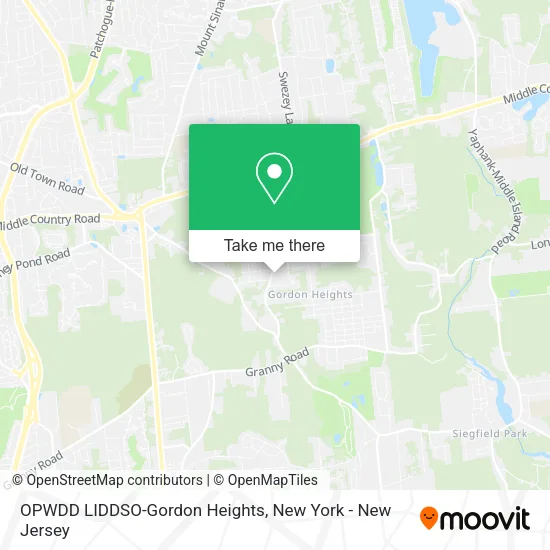 OPWDD LIDDSO-Gordon Heights map