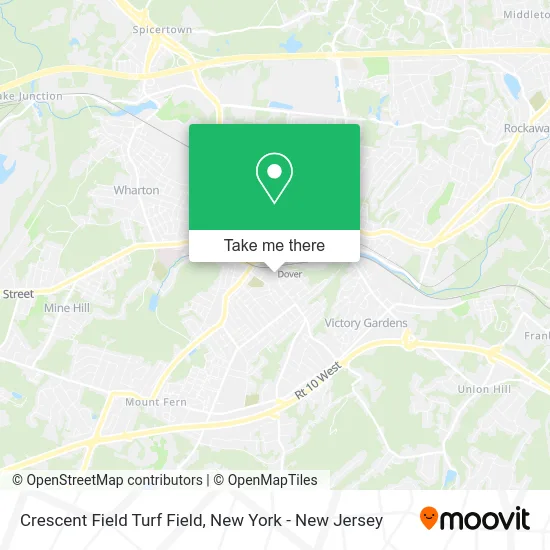Crescent Field Turf Field map