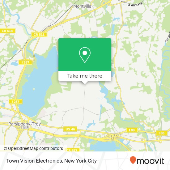 Town Vision Electronics map