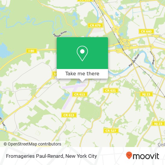 Mapa de Fromageries Paul-Renard