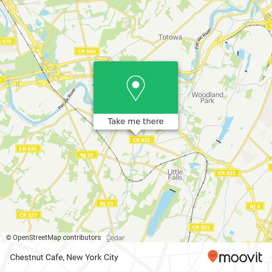 Mapa de Chestnut Cafe
