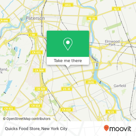 Quicks Food Store map