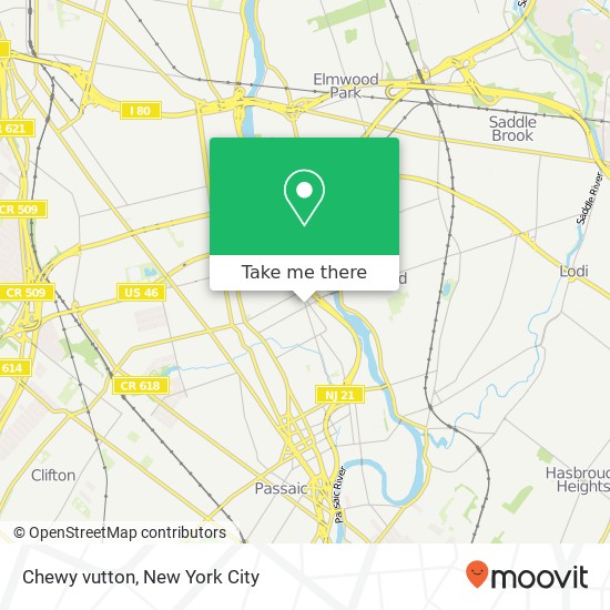 Mapa de Chewy vutton