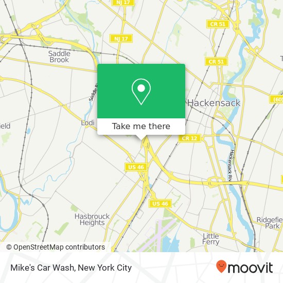 Mapa de Mike's Car Wash