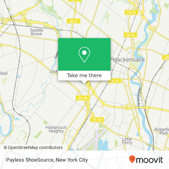 Payless ShoeSource map