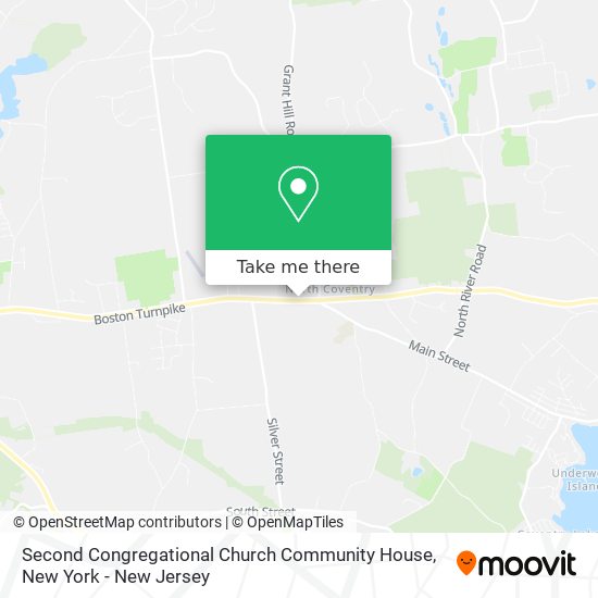 Mapa de Second Congregational Church Community House