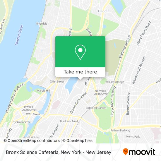 Bronx Science Cafeteria map