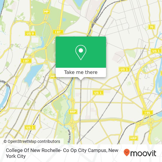 College Of New Rochelle- Co Op City Campus map