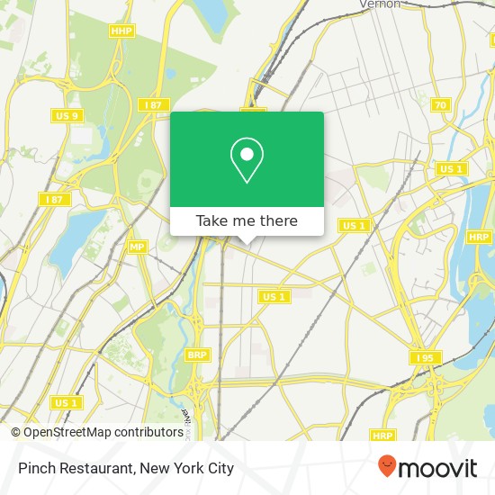 Mapa de Pinch Restaurant