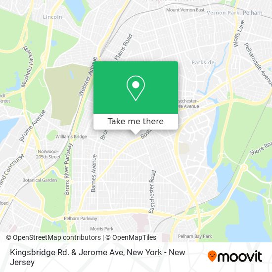 Mapa de Kingsbridge Rd. & Jerome Ave