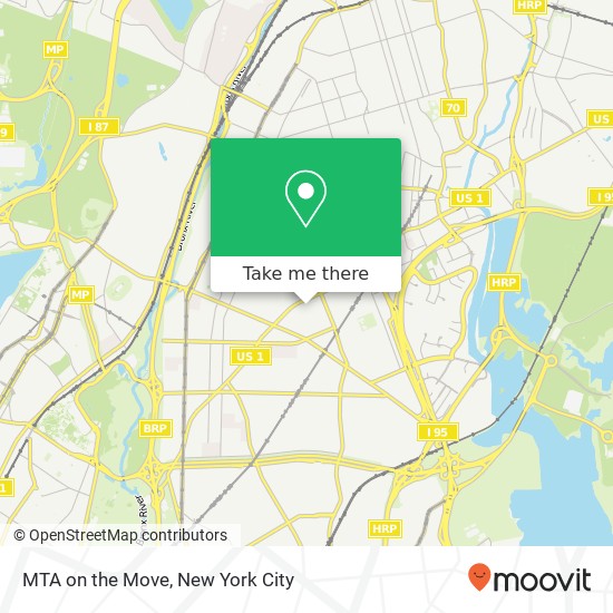 Mapa de MTA on the Move