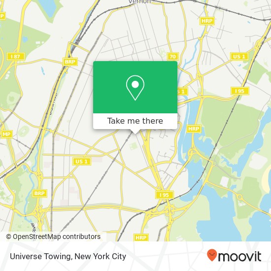 Universe Towing map