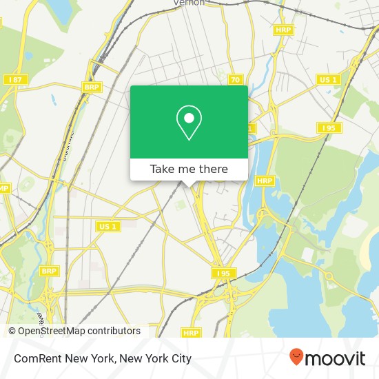 ComRent New York map