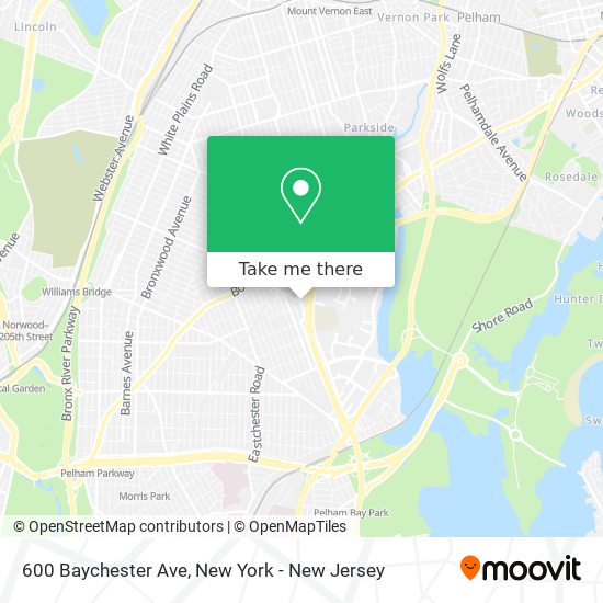 600 Baychester Ave map