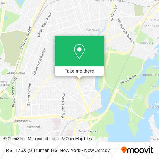 Mapa de P.S. 176X @ Truman HS