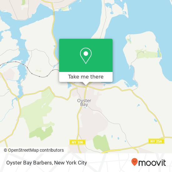 Mapa de Oyster Bay Barbers