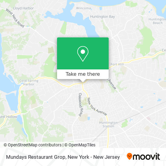 Mapa de Mundays Restaurant Grop
