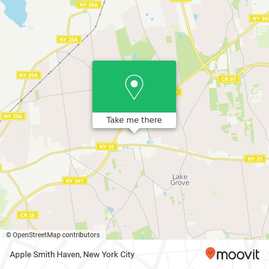 Apple Smith Haven map