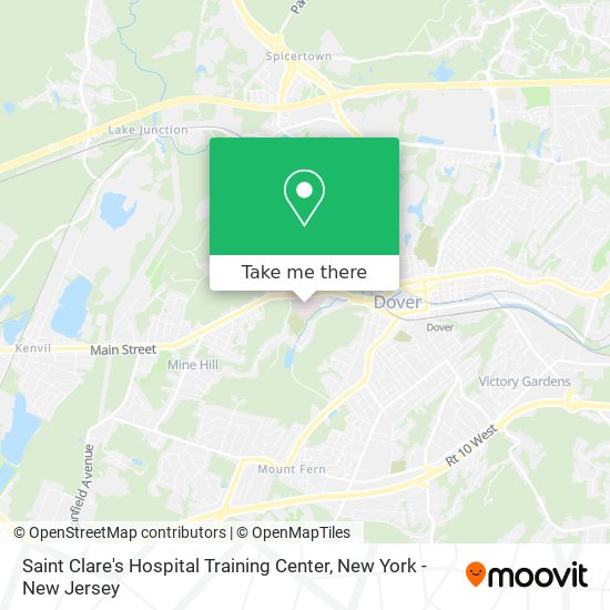 Mapa de Saint Clare's Hospital Training Center