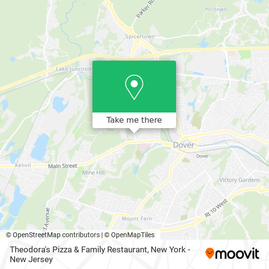 Mapa de Theodora's Pizza & Family Restaurant