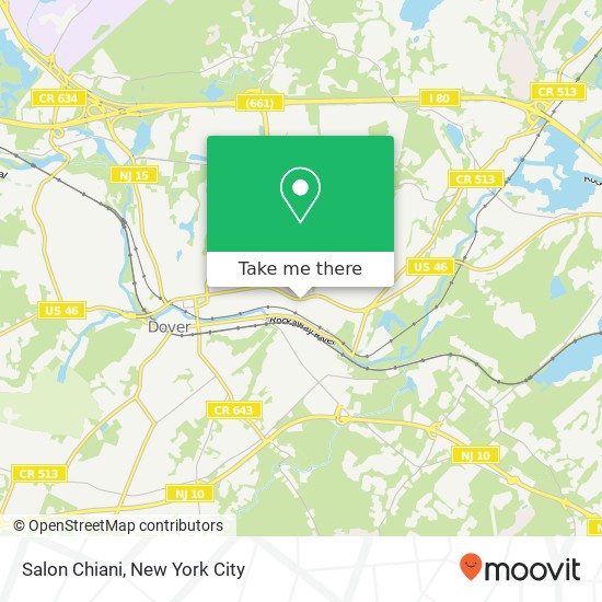 Mapa de Salon Chiani