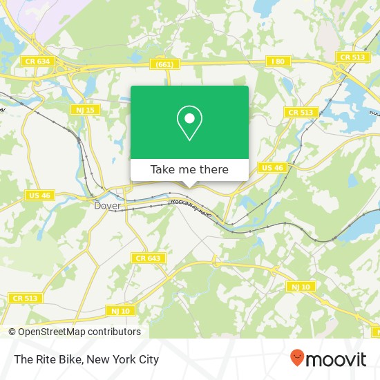 Mapa de The Rite Bike