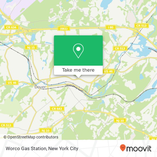 Mapa de Worco Gas Station