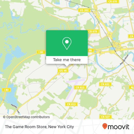 The Game Room Store map