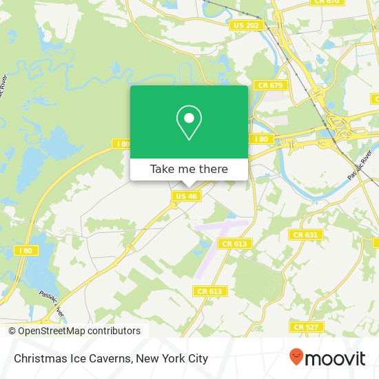 Christmas Ice Caverns map