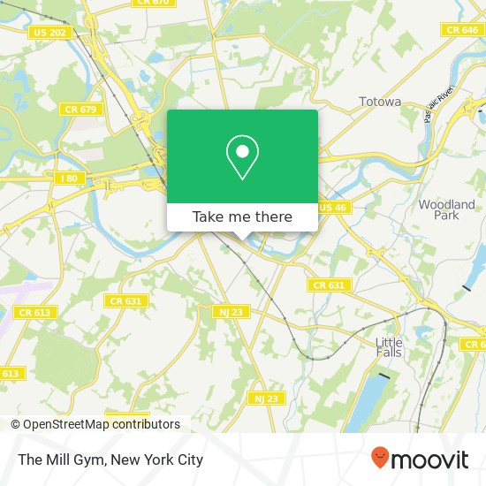 Mapa de The Mill Gym