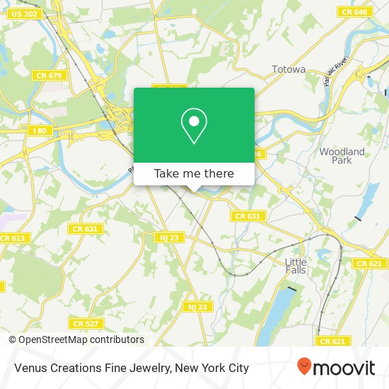 Venus Creations Fine Jewelry map