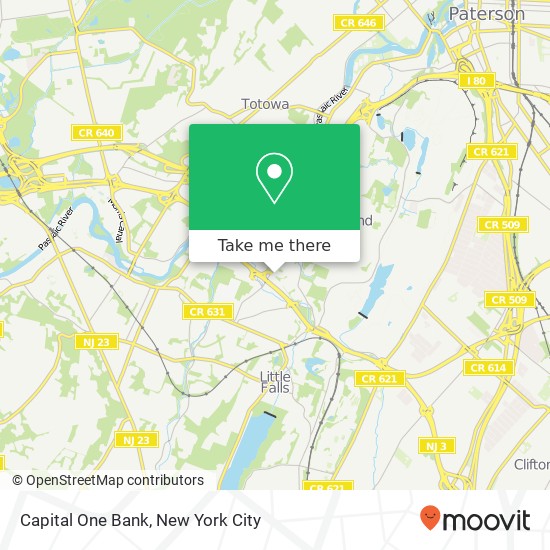 Mapa de Capital One Bank