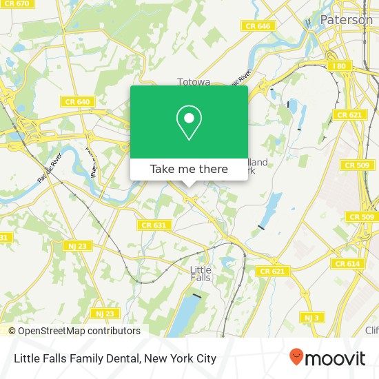 Mapa de Little Falls Family Dental