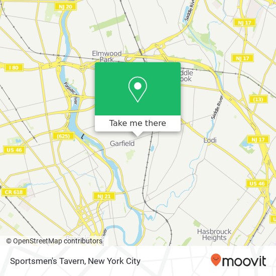 Mapa de Sportsmen's Tavern