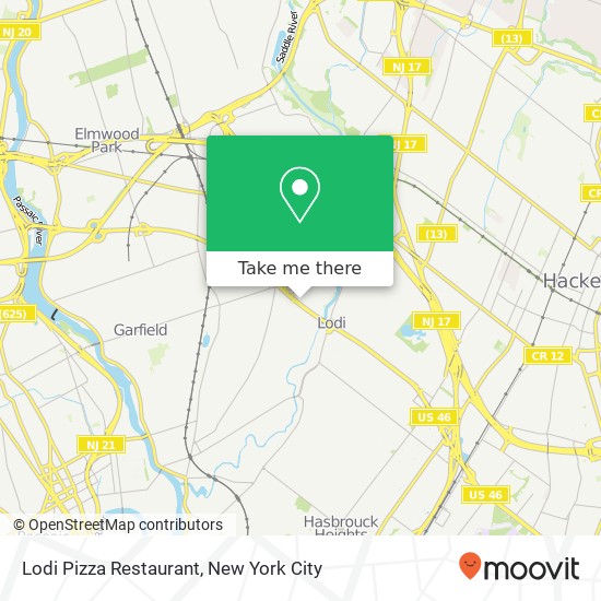 Lodi Pizza Restaurant map