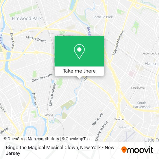 Mapa de Bingo the Magical Musical Clown