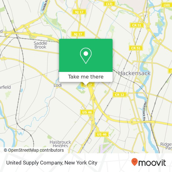 Mapa de United Supply Company