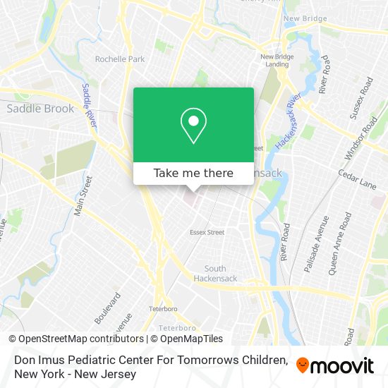 Don Imus Pediatric Center For Tomorrows Children map