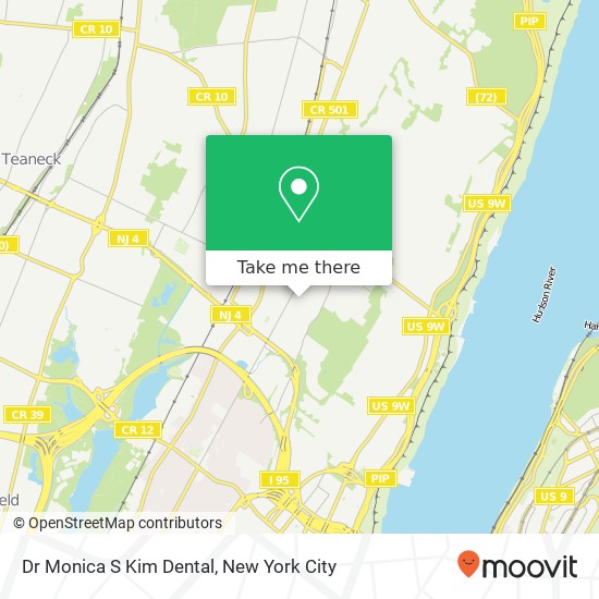Mapa de Dr Monica S Kim Dental