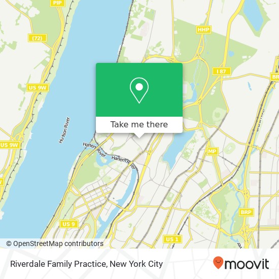 Riverdale Family Practice map