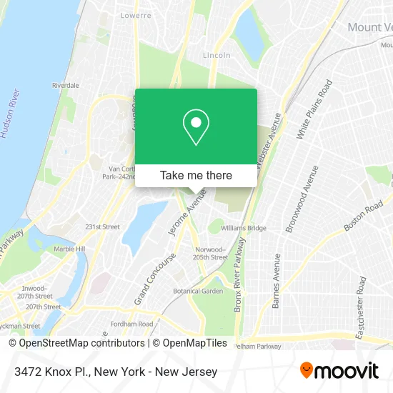 3472 Knox Pl. map