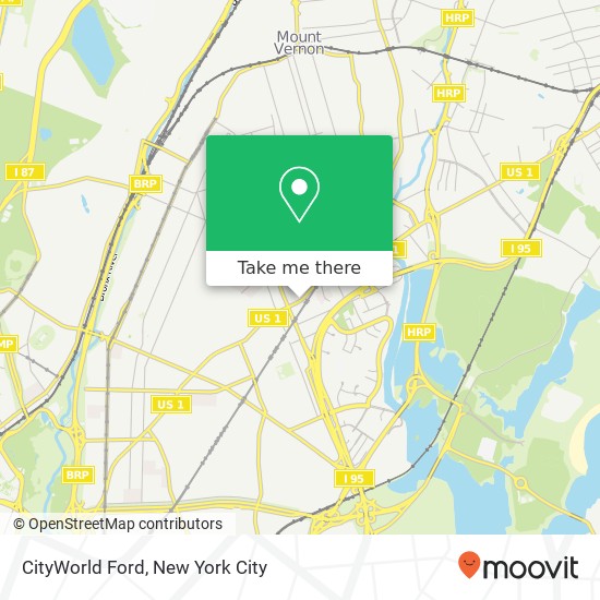 CityWorld Ford map