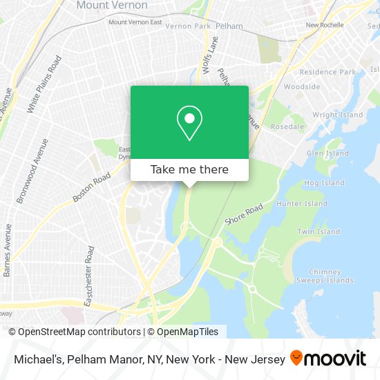 Mapa de Michael's, Pelham Manor, NY