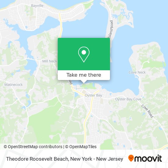 Theodore Roosevelt Beach map