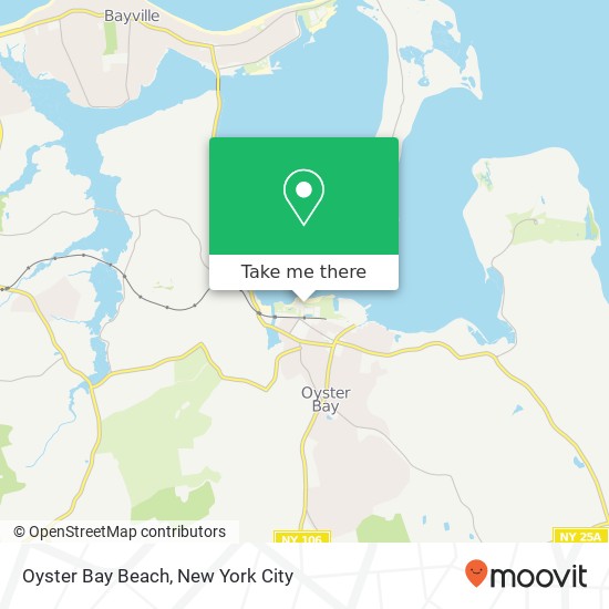 Mapa de Oyster Bay Beach