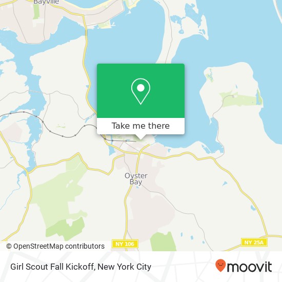 Girl Scout Fall Kickoff map