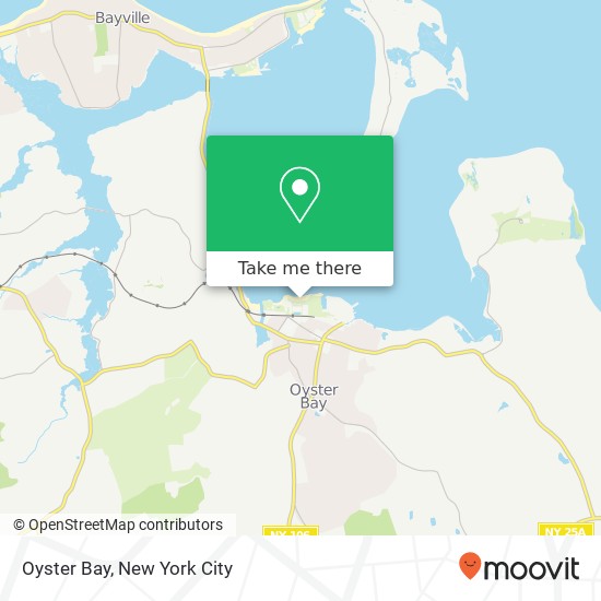 Mapa de Oyster Bay